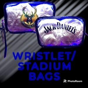 Limited Edition Jack Daniels/Milwaukee Bucks Stadium Bag - Wristlet